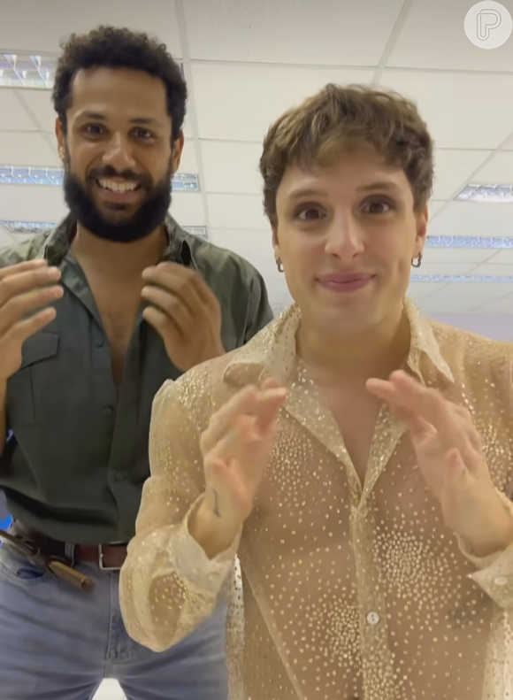 Diego Martins e Amaury Lorenzo fazem vídeo satirizando os "apertãozinhos" nos bastidores de Terra e Paixão