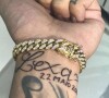 MC Guimê também tinha uma tatuagem no pulso em homenagem à Lexa
