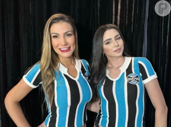 Andressa Urach grava vídeo pornô com colega de profissão Giovanna Lautier, realizando fetiche relacionado a futebol