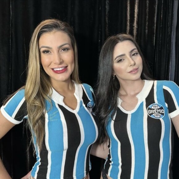 Andressa Urach grava vídeo pornô com colega de profissão Giovanna Lautier, realizando fetiche relacionado a futebol