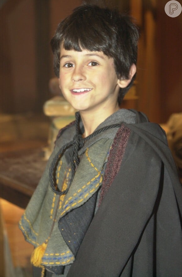 Davi Lucas estreou na Globo aos 10 anos na série 'O Pequeno Alquimista' lançada em 2004