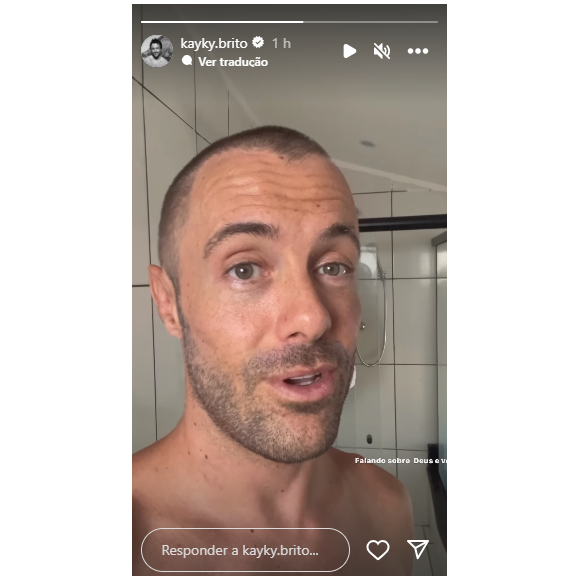 Kayky Brito chegou a deixar de seguir sua esposa no Instagram, mas se arrependeu e voltou a segui-la