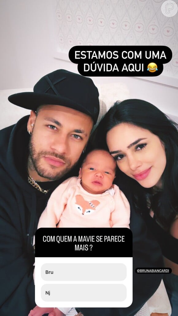 Neymar fez enquete sobre aparência de Mavie