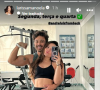 Larissa Manoela e André Luiz Frambach mostram como foi o pós treino do casal no Instagram