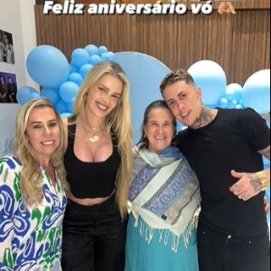 Yasmin Brunet já havia participado de festa de aniversário da avó de MC Daniel