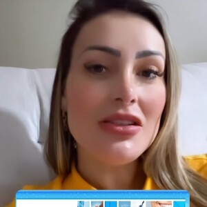 Em vídeos postados em seu Instagram, Andressa Urach disse que o valor da água veio quase R$ 23 mil