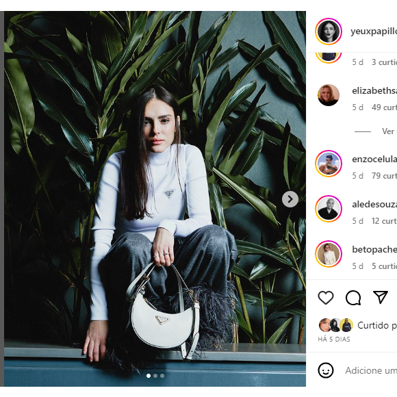 Isabelle Drummond e Enzo Celulari se conheceram melhor quando a atriz trabalhou com Claudia Raia e criou um laço profundo
