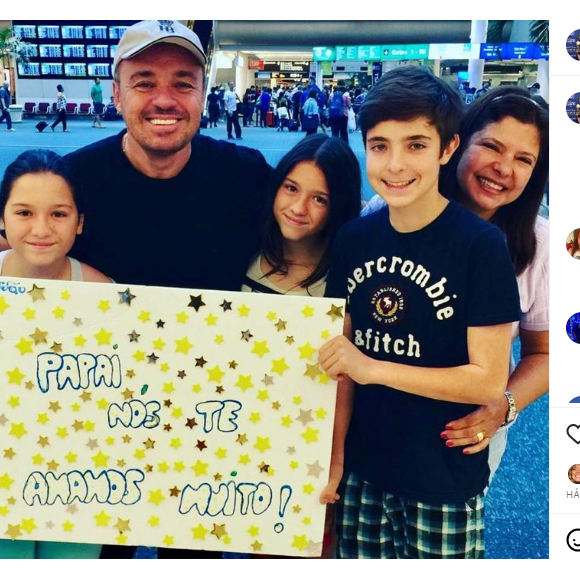 Após completar 4 anos da morte de Gugu, Rose Miriam publicou uma foto do apresentador com a família e fez uma homenagem