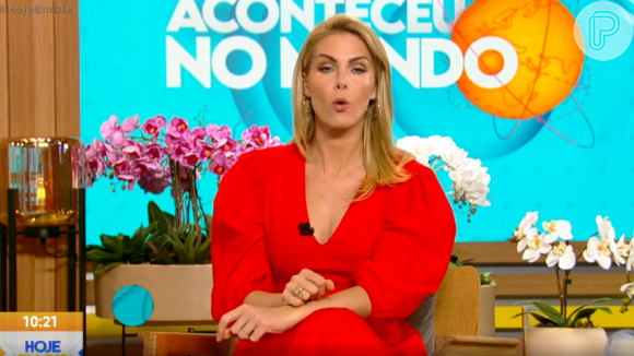 Ana Hickmann causou surpresa entre os espectadores do 'Hoje em Dia' nesta sexta-feira (24) ao aparecer com um anel na mão esquerda