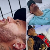 'Pelo amor de Deus': Neymar chora de dor e surge com a filha, Mavie, no colo em bastidores da fisioterapia por grave lesão no joelho