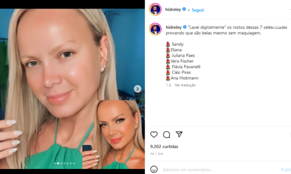 Em novembro do ano passado, o artista Hidreley Diao, especialista em tratamento digital de imagens, viralizou ao simular como seria o resto de diversas famosas sem maquiagem