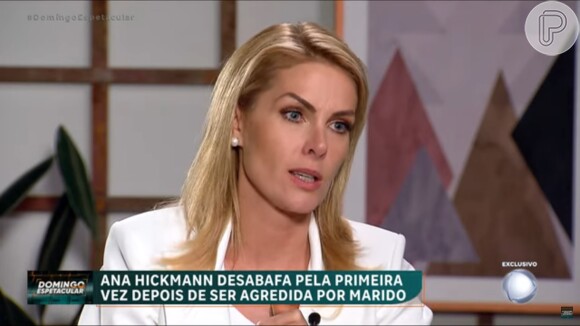 Durante a entrevista, Ana Hickmann expôs os comportamentos e atitudes de Alexandre Correa