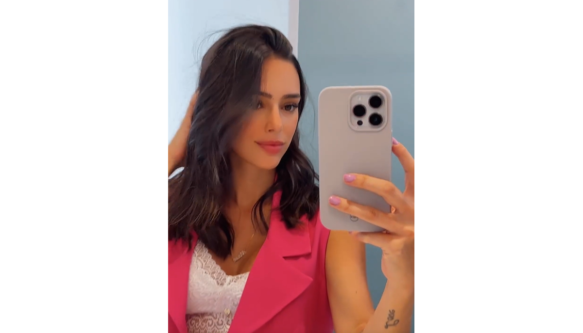 Foto Bruna Biancardi exibiu o novo visual na web nesta segundafeira