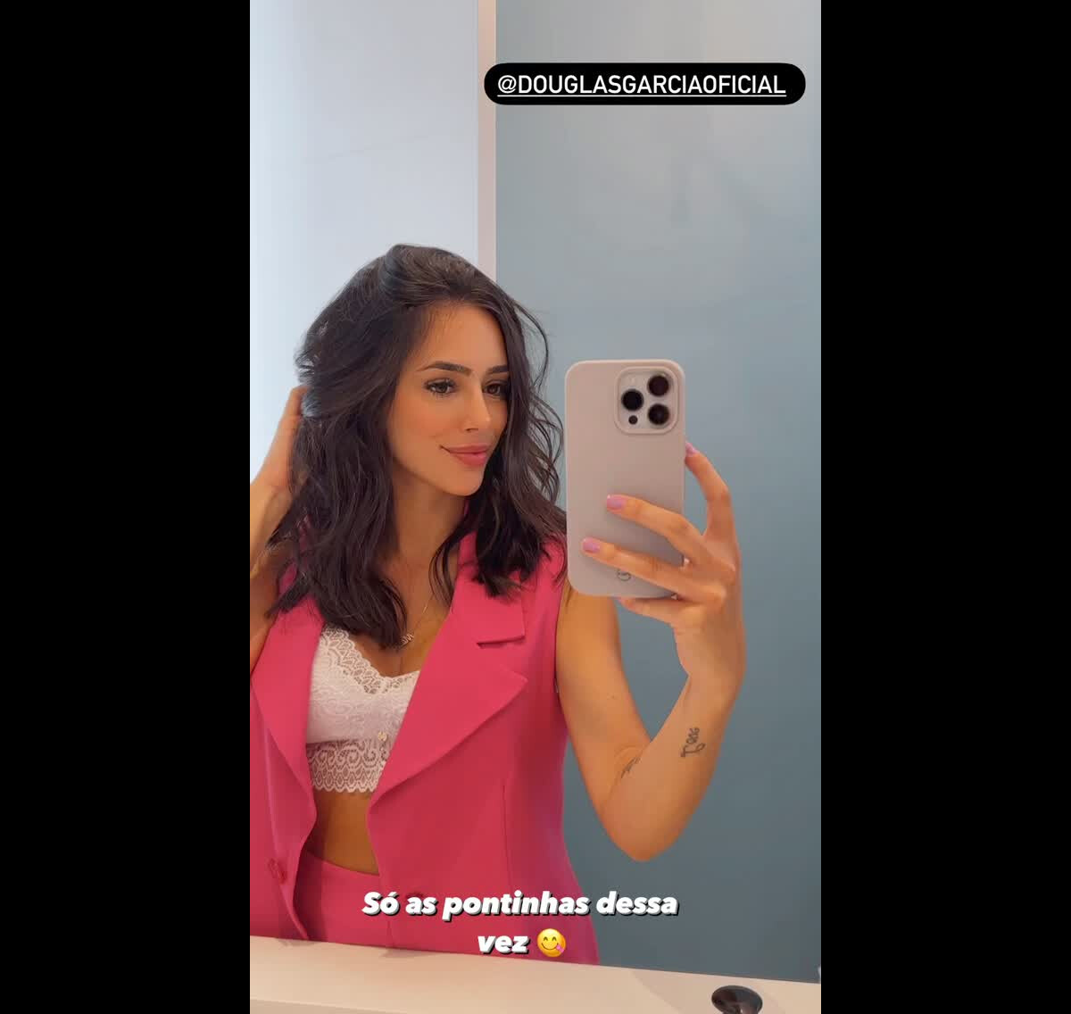 Foto Bruna Biancardi optou por não cortar muito o cabelo Só as pontinhas Purepeople