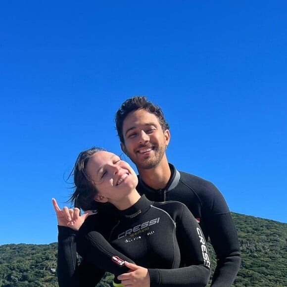 Larissa Manoela e André Luiz Frambach ficaram noivos em dezembro de 2022