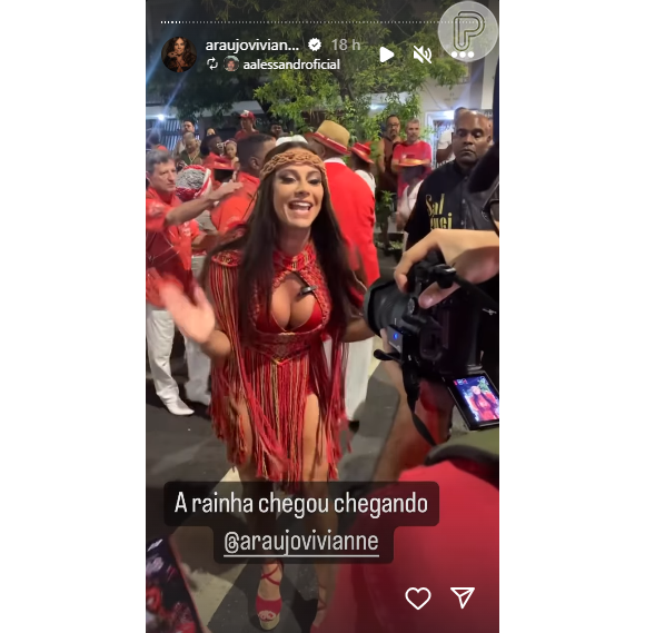 Viviane Araujo não quer saber de notícia sobre rivalidade com Fabiola Andrade no próximo carnaval