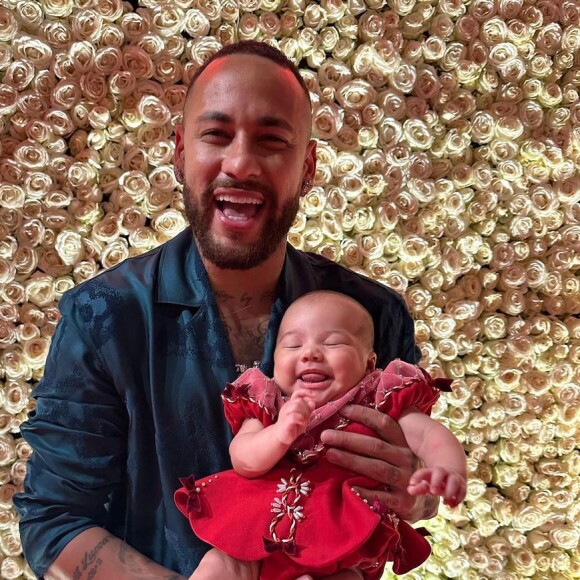 Neymar passou o primeiro Natal com a filha, Mavie, nascida em outubro de 2023