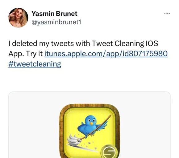 Internautas perceberam que Yasmin Brunet apagou tuítes velhos no X/Twitter e deixa pista de que entrará no BBB 24