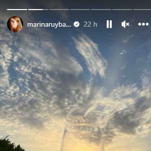 Marina Ruy Barbosa mostrou como o por do sol é perfeito desde José Ignácio, vila que fica no Uruguai onde a atriz passou o Ano Novo
