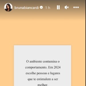 Bruna Biancardi publicou nova reflexão nas redes sociais