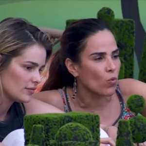 'BBB 24': Wanessa conta para Yasmin Brunet o que conversou com Maycon e Luigi e modelo se espanta