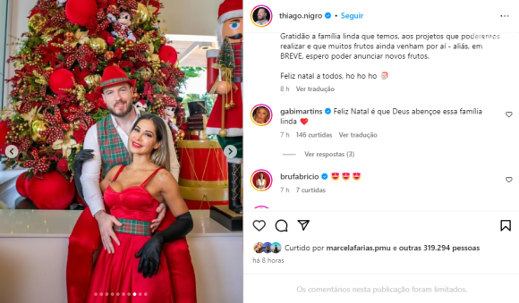 Fotos de Maíra Cardi e Thiago Nigro juntos fazem fãs acreditarem em chances de gravidez