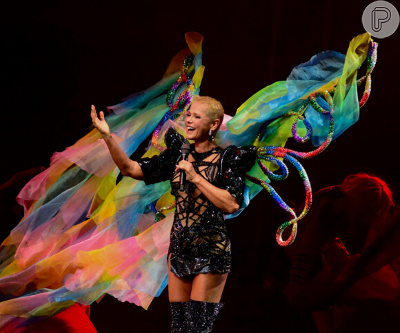 Xuxa apresentou o show show no Universo Spanta