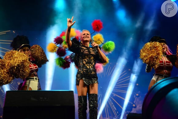 Xuxa cantou os grandes sucessos de sua carreira