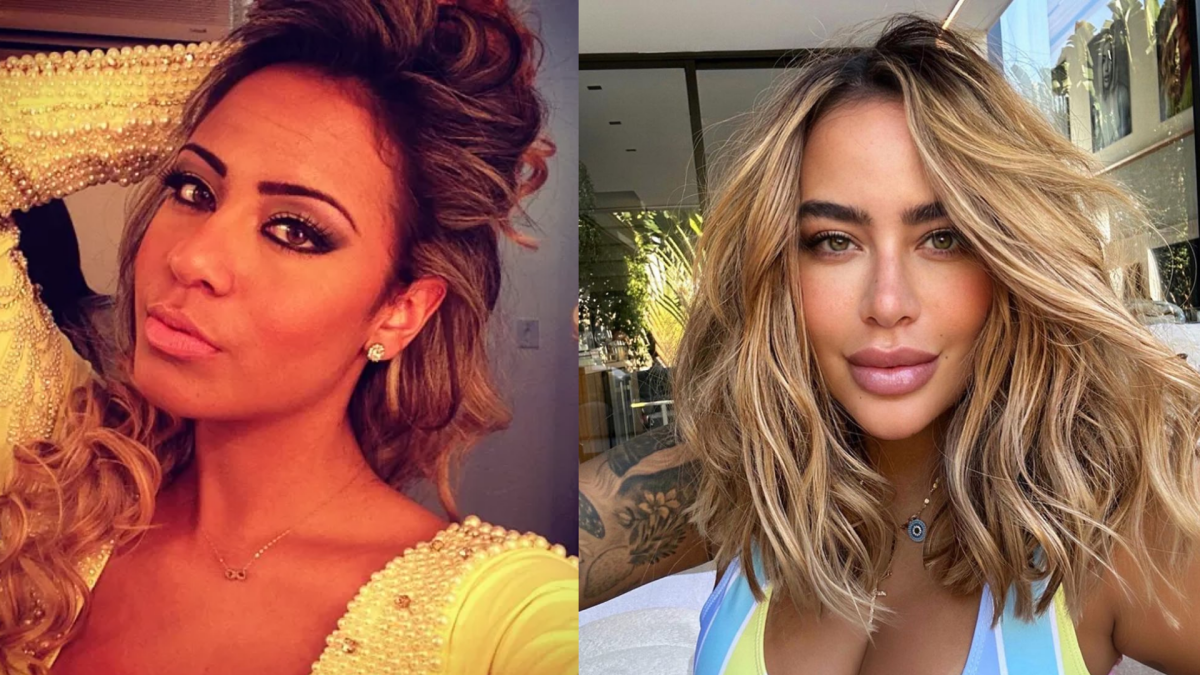Foto: Comparação do antes e depois de Rafaella Santos, irmã de Neymar ...