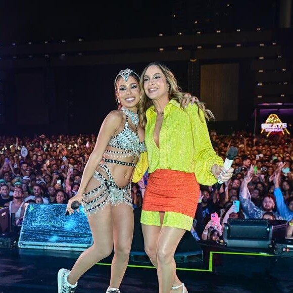 Claudia Leitte expulsa fã de Anitta de show em SP após desrespeito