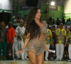 Carnaval 2024 do Rio: Rafa Kalimann escolheu um vestido curto com recortes e transparência para ensaio da Imperatriz, escola da qual é musa