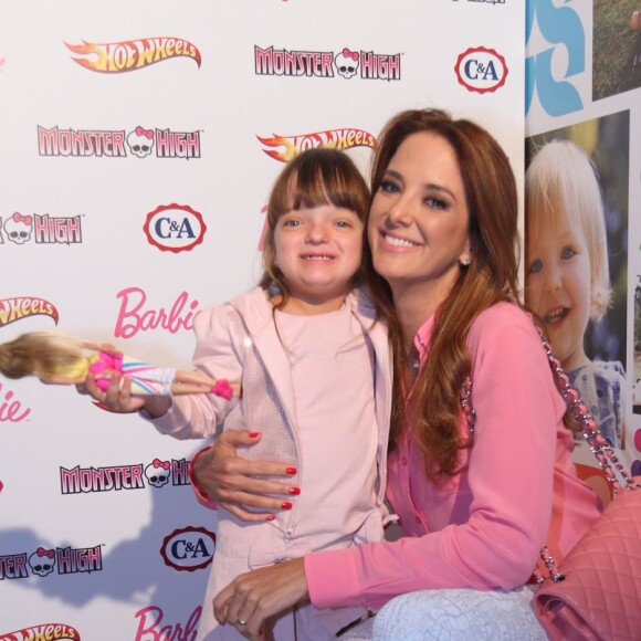 Rafaella Justus com a mãe, Ticiane Pinheiro, em 2013