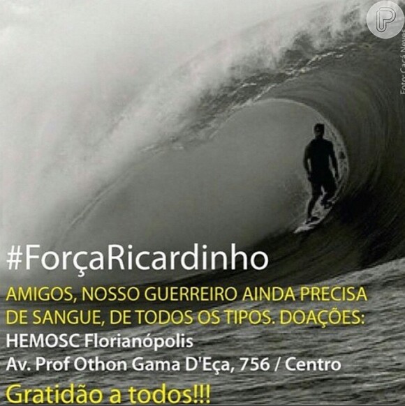 Ricardo dos Santos, de 24 anos, era surfista de ondas gigantes