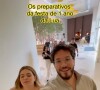 Viih Tube e Eliezer revelaram os preparativos para a festa da Lua em um vídeo publicado no Instagram