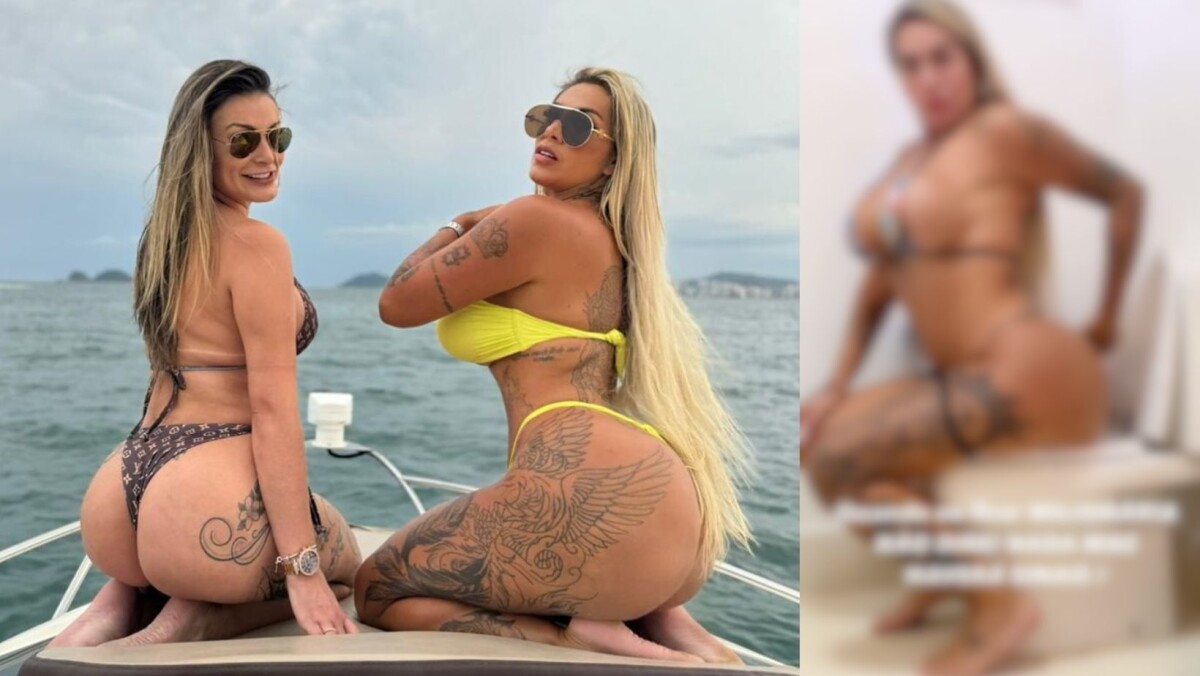 Foto: Juju Ferrari, ex-affair de Andressa Urach, gera polêmica ao publicar  vídeo limpando o bumbum com dinheiro - Purepeople