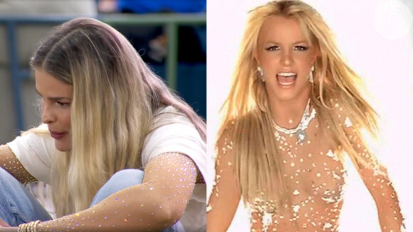 Look de Yasmin Brunet é comparado com o de Britney Spears