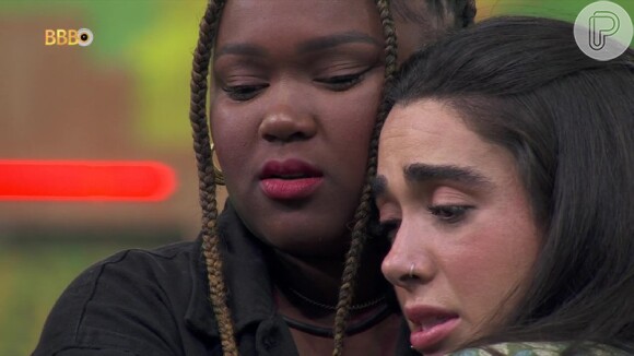 'BBB 24': Raquele e Giovanna choram e lamentam saída de Michel do programa