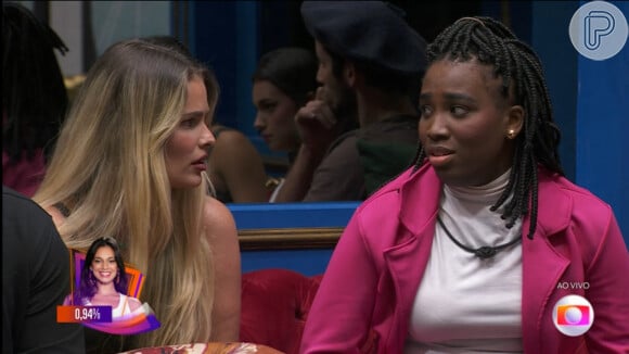 'BBB 24': Yasmin Brunet e Leidy Elin reagiram chocadas à eliminação de Michel e permanência de Davi no jogo