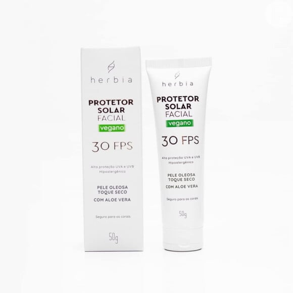 Protetor solar facial 30FPS, Herbia