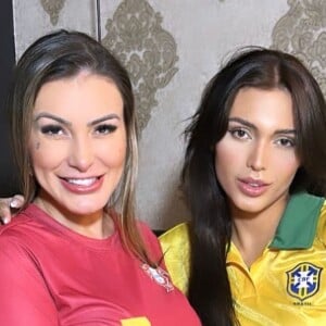 Pornô de Andressa Urach com a ex-amante de Neymar, Fernanda Campos, repercutiu bastante recentemente