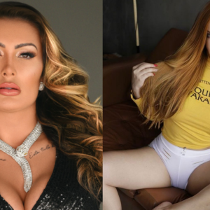 Andressa Urach divulga pornô com modelo eleita 'dona da vagina mais bonita do Brasil': 'Amei'