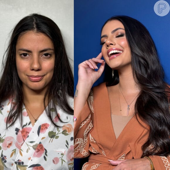 Veja o antes e depois de Fernanda Bande, do 'BBB 24'