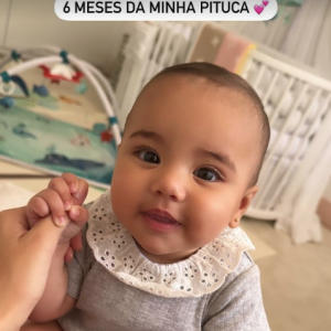 Neste sábado (06), Mavie completou 6 meses e reapareceu nas redes sociais de Bruna Biancardi