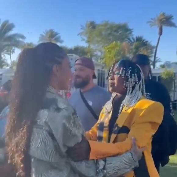 Ludmilla recebeu o carinho de Lauryn Hill após sua apresentação no Coachella