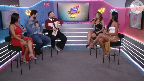 'BBB 24': Isabelle, Matteus, Beatriz e Alane participam de conversa com Ed Gama no 'Prêmio Gshow'