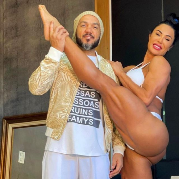 Fim do casamento de Belo e Gracyanne Barbosa, após 16 anos de união, foi anunciado na última quinta-feira (18)