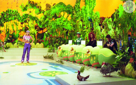 Angélica chegou a ter três programas diários no SBT: 'TV Animal' (foto), 'Passa ou Repassa' e 'Casa da Angélica'