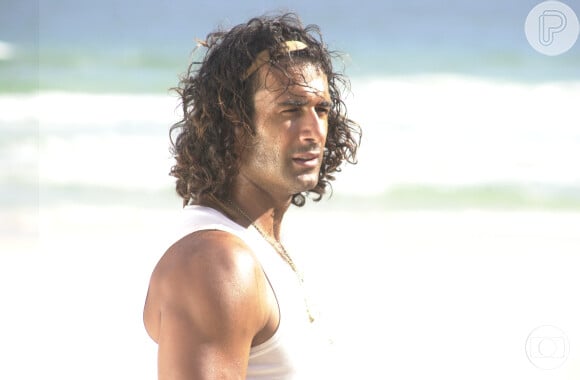 Marcos Pasquim como o inesquecível aventureiro Esteban de Kubanacan, em 2003