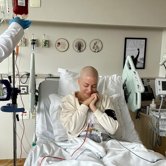 Fabiana Justus recebeu a notícia de que um doador de medula foi encontrado para ela