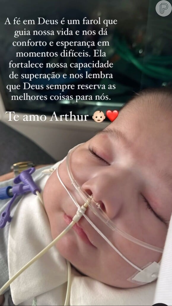 Filho de Zé Vaqueiro e Ingra Soares nasceu com Síndrome de Patau e voltou a ser internado na UTI apenas 24 horas depois de deixar o hospital, onde estava desde que veio ao mundo